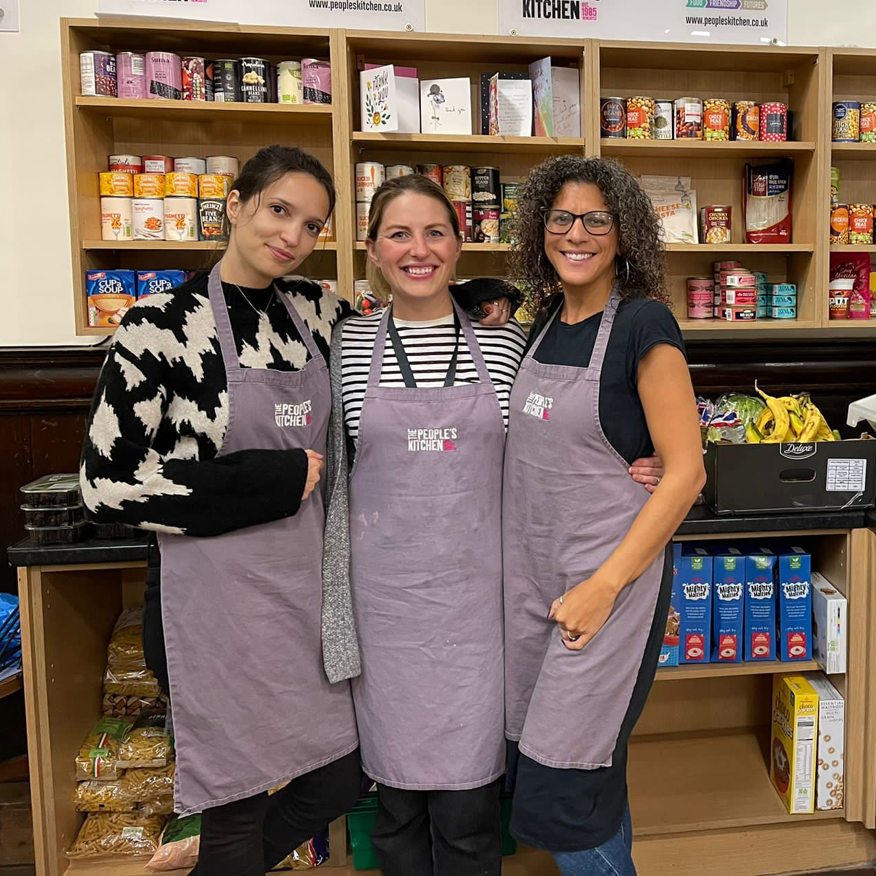 Team of volunteers at The People's Kitchen