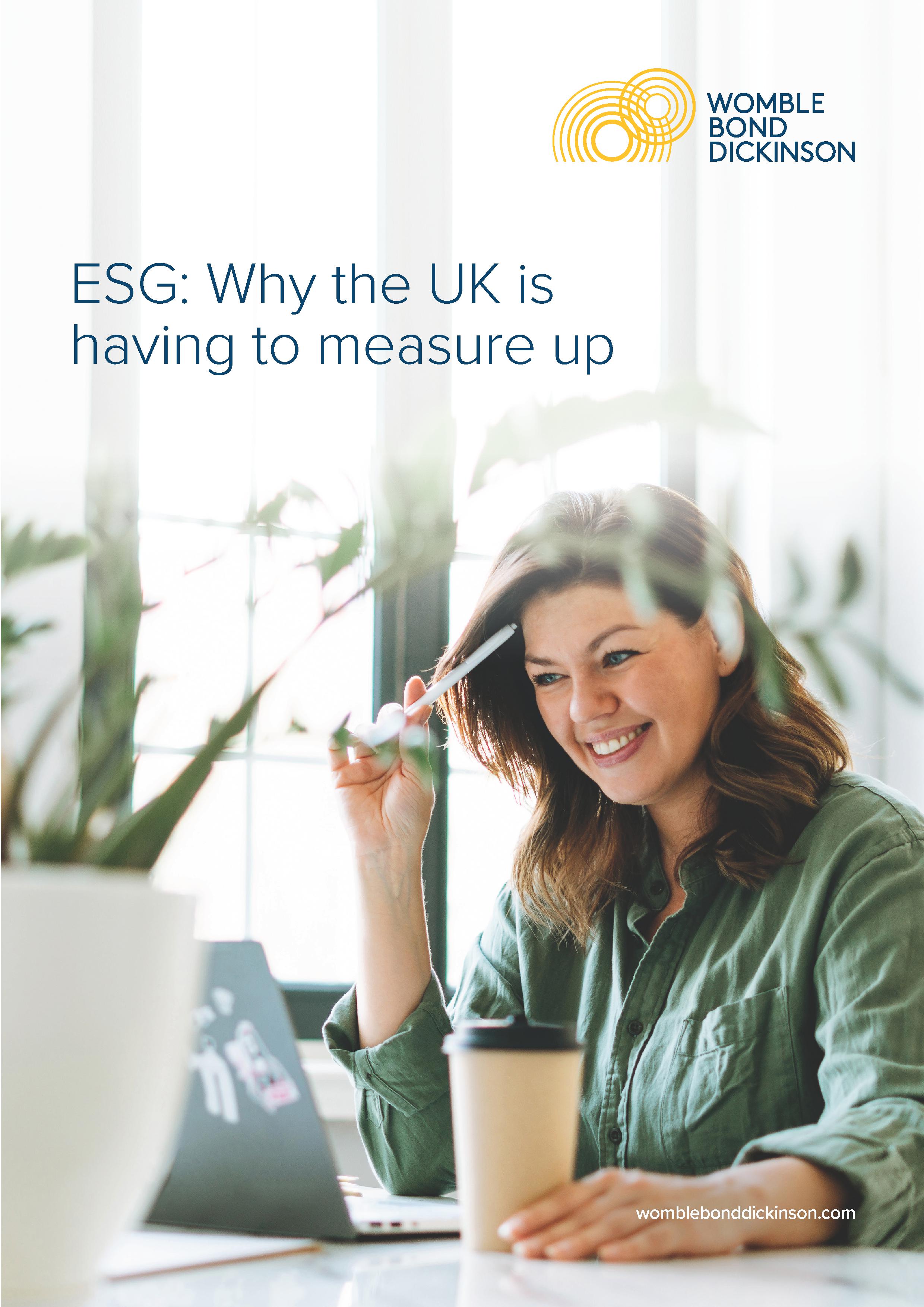 WBD Report - ESG: Why the UK is having to measure up