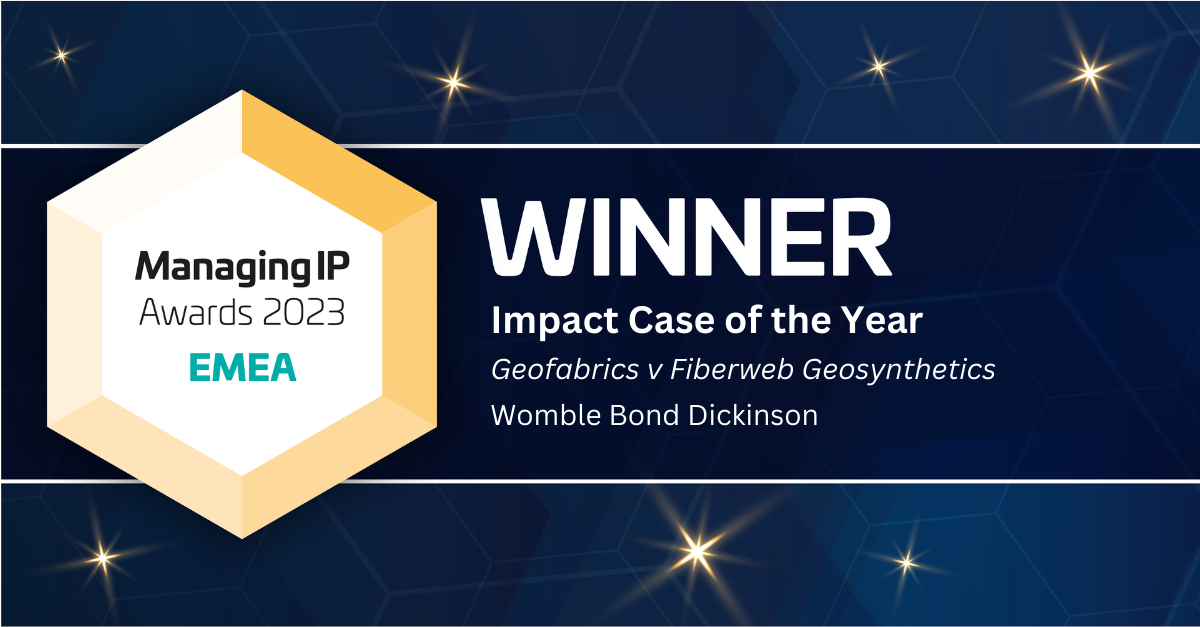 Winner - impact case of the year